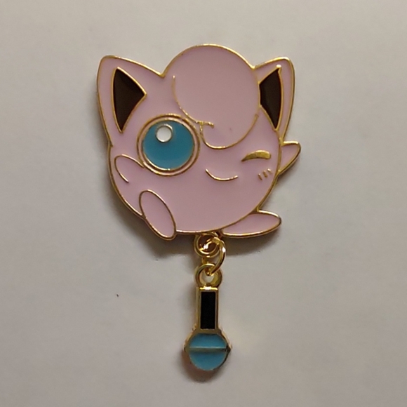 2/$10 Pink and Blue Jigglypuff Enamel Pin - Picture 1 of 2